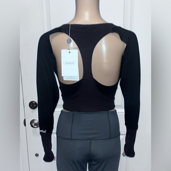 Bombshell Cropped Cut Out Back Pullover - Picture 3 of 7